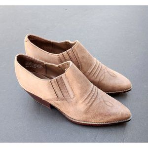 Maine Woods Low Boots Womens 11 Shoes Cowboy Western Leather Brown Dude